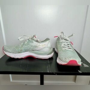 ASICS Women’s Gel-Nimbus 23 Knit Running Shoe Sneaker, Lichen Rock/Champagne 8.5